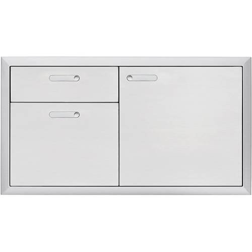Lynx - VENTANA™ 42" Storage Door & Double Drawer Combination - Stainless steel
