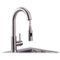 Outdoor Gooseneck Pull Down Faucet-Front_Standard