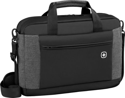  SwissGear - Underground Laptop Briefcase - Black/Gray