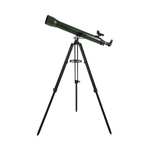Celestron - ExploraScope 80 AZ 80mm Refractor Telescope - Green-Angle_Standard 