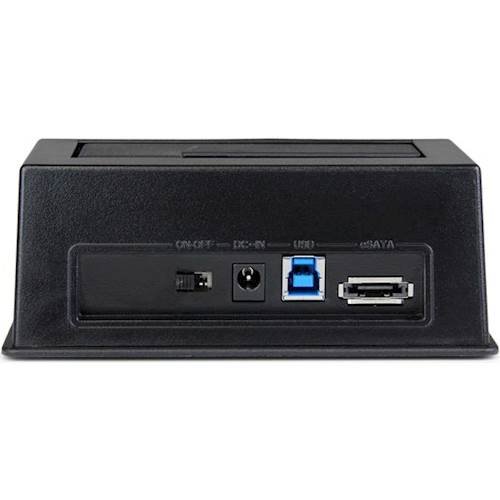 StarTech.com eSATA/USB 3.0 Hard Drive Docking Station - Black WORLDWIDE DELIVERY