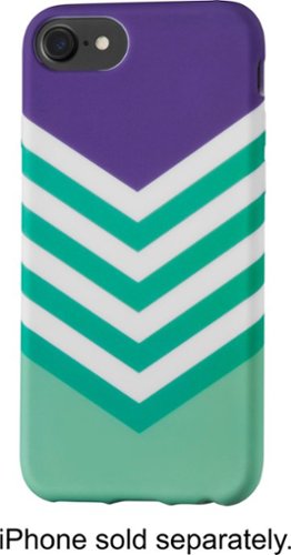  Dynex™ - Soft Shell Case for Apple® iPhone® 6s, 7 and 8 - Mint Green Chevron