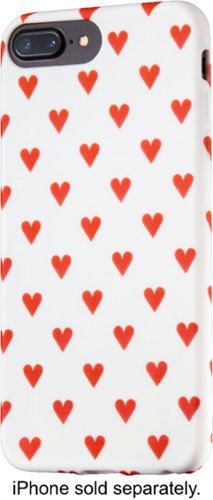  Dynex™ - Soft Shell Case for Apple® iPhone® 6s Plus, 7 Plus and 8 Plus - Hearts