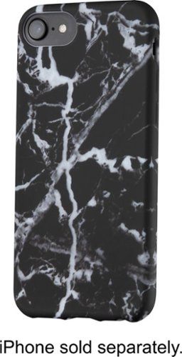  Dynex™ - Case for Apple® iPhone® 6, 6s and 7 - Black/White Marble