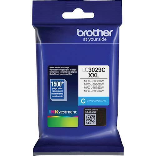 Brother - LC3029C XXL Super High-Yield Ink Cartridge - Cyan
