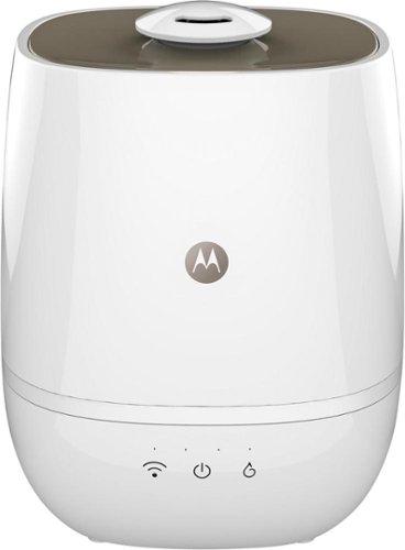  Motorola - Smart Nursery 1.0 Gal. Humidifier + - White/Gold