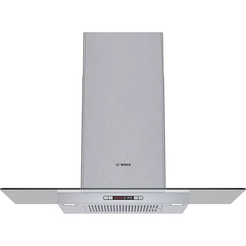 Bosch - Benchmark Series 36" Convertible Range Hood - Stainless steel and glass