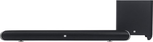  JBL - Cinema 2.1-Channel Soundbar System with 8&quot; Wireless Subwoofer and Digital Amplifier - Black