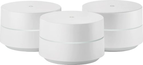  Google Wifi AC1200 Dual-Band Mesh Wi-Fi System (3-Pack)