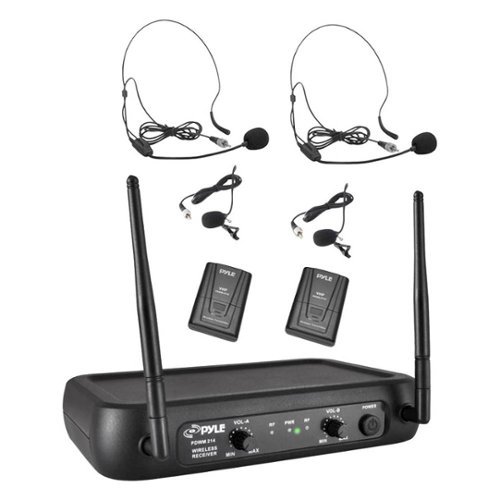 PYLE - Pro 2-Channel VHF Wireless Microphone System