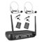 PYLE - Pro 2-Channel VHF Wireless Microphone System - Black-Front_Standard