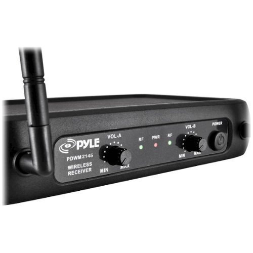 PYLE Pro 2-Channel VHF Wireless Microphone System WORLDWIDE DELIVERY