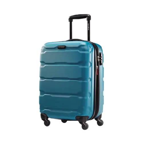 Front. Samsonite - OMNI PC 20" Spinner - Caribbean blue.
