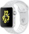 Apple Watch Nike+ 38mm Silver Aluminum Case Pure Platinum/White Nike Sport Band - Silver Aluminum - (2015)-Angle_Standard