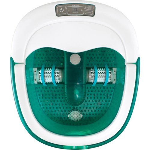 HoMedics - Deep Soak Duo Foot Spa With Poweroll Massage - Blue-greenish, White-Left_Standard 