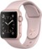 Apple Watch Series 1 42mm Rose Gold Aluminum Case Pink Sand Sport Band - Rose Gold Aluminum - (2016)-Angle_Standard