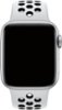 Apple Watch Nike Series 5 (GPS) 40mm Silver Aluminum Case with Pure Platinum/Black Nike Sport Band - Silver Aluminum - (2019)-Front_Standard