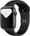 Apple Watch Nike Series 5 (GPS) 44mm Aluminum Case with Anthracite/Black Nike Sport Band - Space Gray - (2019)-Front_Standard