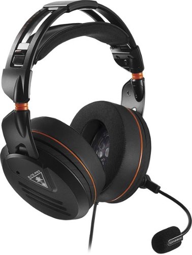 Turtle Beach - Geek Squad Certified Refurbished Elite Pro Tournament Wired Gaming Headset for PlayStation 4, Xbox One and PC - Black