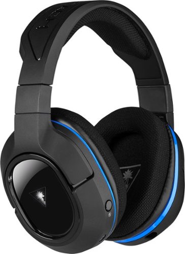  Turtle Beach - Geek Squad Certified Refurbished Ear Force Stealth 400 Wireless Stereo Gaming Headset for PlayStation 3/4 - Black