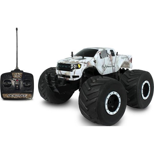 NKOK - Extreme Terrain RC RealTree Ford F-150 SVT Raptor - White Snow Camo-Front_Standard 