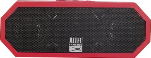 Altec Lansing - The Jacket H2O 3 Portable Bluetooth Speakerphone - Deep Red-Front_Standard 