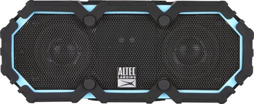 Altec Lansing - Lifejacket 3 Portable Wireless and Bluetooth Speakerphone - Aqua Blue-Front_Standard 