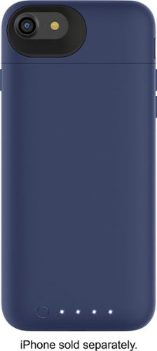  mophie - Juice Pack External Battery Case with Wireless Charging for Apple® iPhone® 7 and 8 - Blue