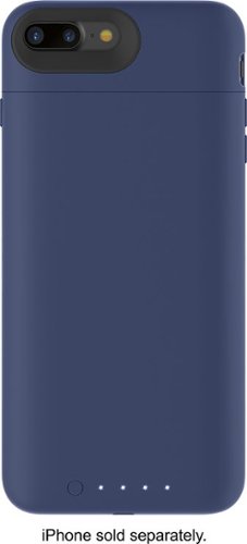  mophie - Juice Pack External Battery Case with Wireless Charging for Apple® iPhone® 7 Plus and 8 Plus - Blue
