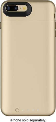  mophie - Juice Pack External Battery Case with Wireless Charging for Apple® iPhone® 7 Plus and 8 Plus - Gold
