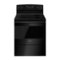 Amana - Self-Cleaning Freestanding Electric Range - Black-Front_Standard