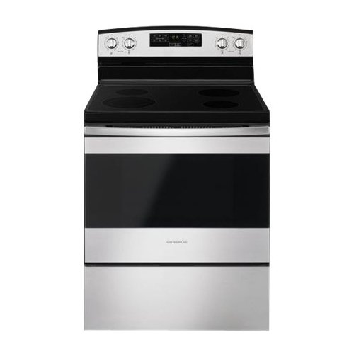 Amana - Self-Cleaning Freestanding Electric Range - Stainless steel