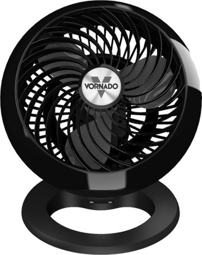  Vornado - 460 Small Whole Room Air Circulator Fan - Black