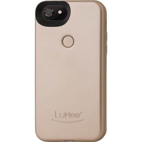  LuMee - Two Illuminated Case for Apple® iPhone® 6, 6s, 7 - Gold Matte