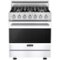 Viking - 3 Series Freestanding Gas 30" Range - White-Front_Standard