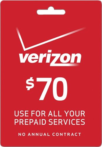  Verizon Prepaid - $70 Prepaid Phone Card