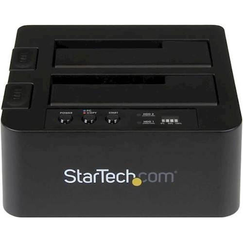 StarTech.com - Dual USB 3.0 Hard Drive Duplicator Dock - Black
