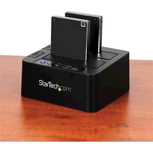 StarTech.com Dual USB 3.0 Hard Drive Duplicator Dock - Black WHERE TO BUY