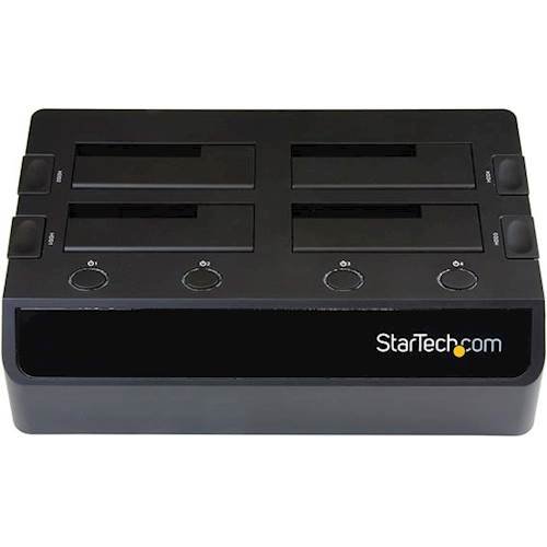  StarTech.com - 4-Bay USB 3.0 Hard Drive Docking Station - Black