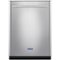 Maytag - 24" Built-In Dishwasher - Stainless Steel-Front_Standard