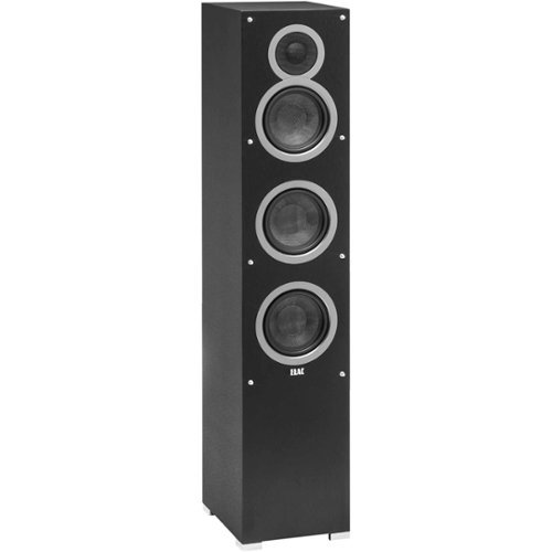  ELAC - Debut Dual 5-1/4&quot; 140-Watt Passive 3-Way Floor Speaker (Each) - Black