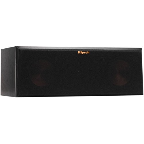 Klipsch - Reference Premiere Dual 5-1/4" 500-Watt Passive 2-Way Center-Channel Speaker - Ebony-Front_Standard 