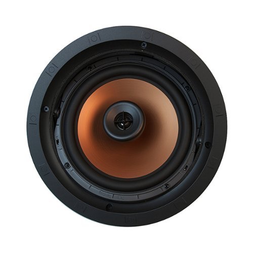 Klipsch - 8" 200-Watt Passive 2-Way In-Ceiling Speaker (Each) - White