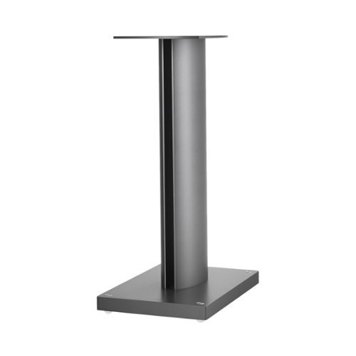 Bowers & Wilkins - 805 D3 23" Speaker Stand (pair) - Silver-Front_Standard 