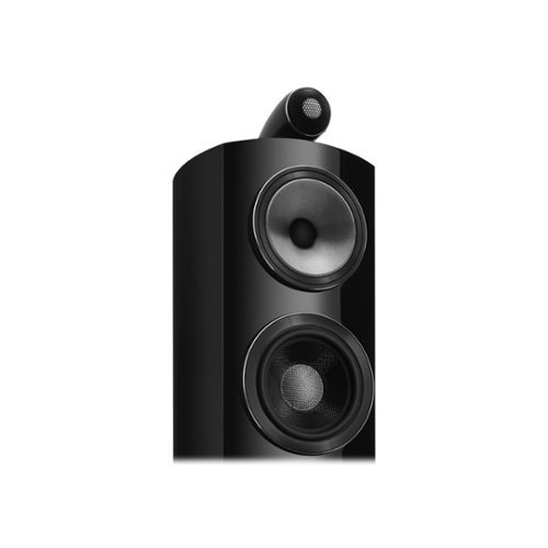 Bowers & Wilkins - 800 Series Diamond Dual 6-1/2" Passive 3-Way Floor Speaker (Each) - Gloss Black-Front_Standard 