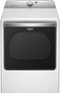 Maytag - 8.8 Cu. Ft. 10-Cycle Electric Dryer - White-Front_Standard 