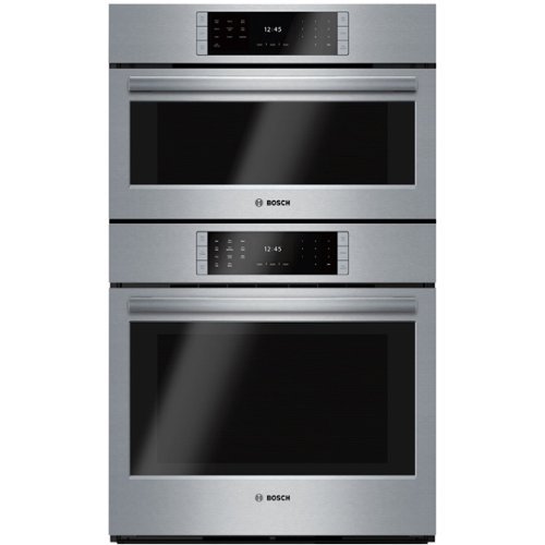 Bosch - Benchmark Series 29.8" Built-In Double Electric Convection Wall Oven - Stainless steel