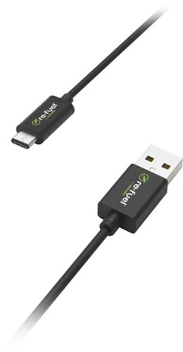  Digipower - Re-Fuel 6.6' USB Type A-to-USB Type C Device Cable - Black
