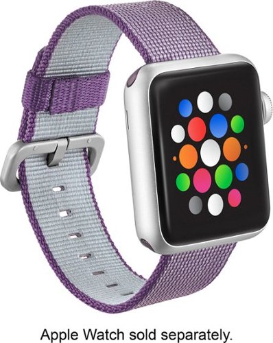  Modal™ - Woven Nylon Band Watch Strap for Apple Watch 38mm and 40mm - Purple