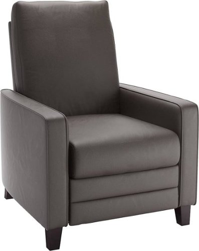 CorLiving - Kelsey Reclining Chair - Brownish Gray-Angle_Standard 